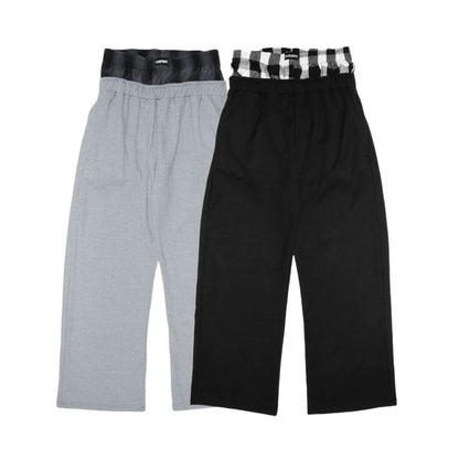 Damen Jogginghose Elastischer Bund Baumwolle Eveloria