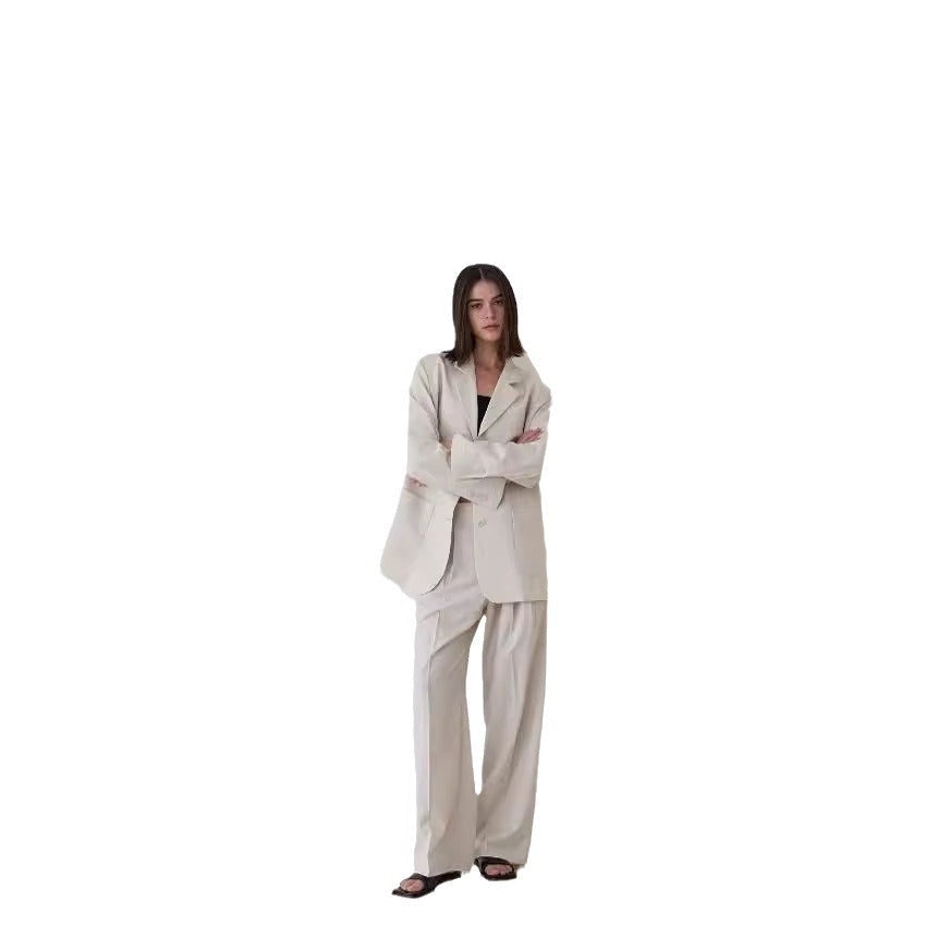 Damen Plissee-Hose Hochgeschnitten Eveloria Elegante