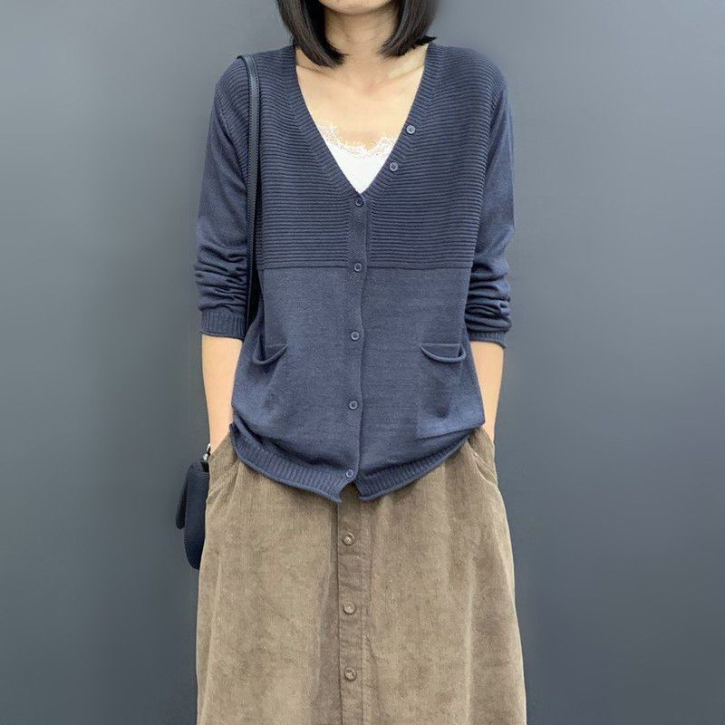 Damen Strickjacke Strukturiert Eveloria
