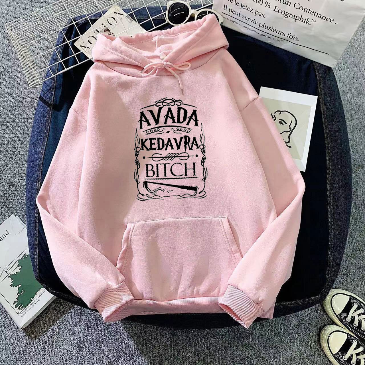 Damen Kapuzenpullover Eveloria mit Grafikdesign