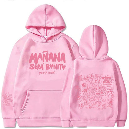 Damen Hoodie Kreativer Druck Kängurutasche Grau