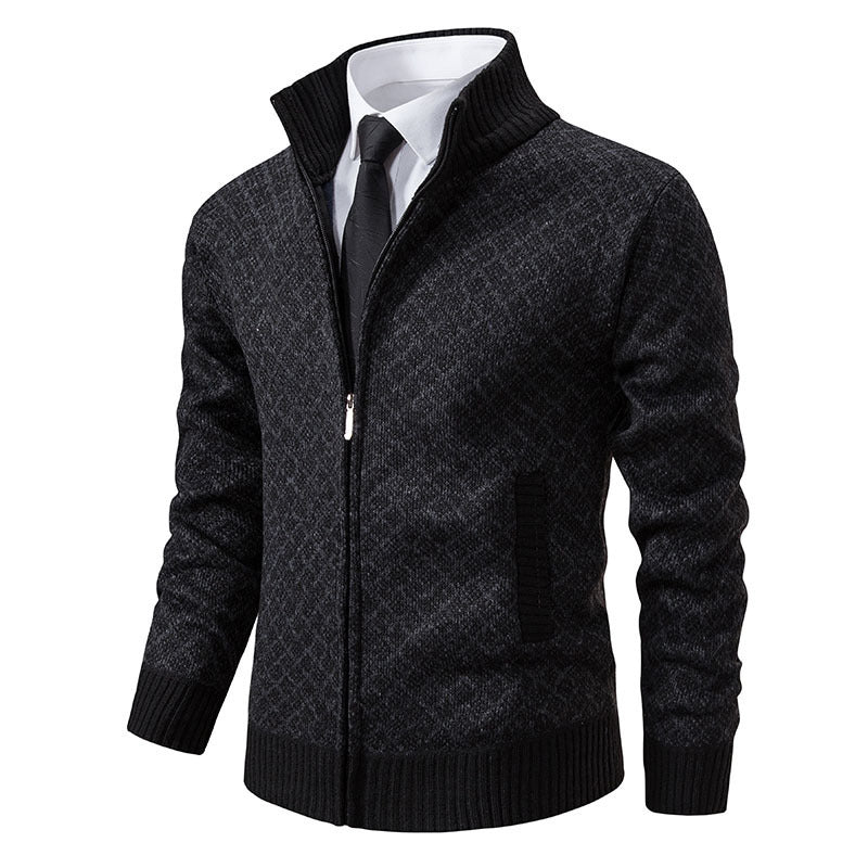 Herren Strickblazer Strukturiertes Muster Eveloria