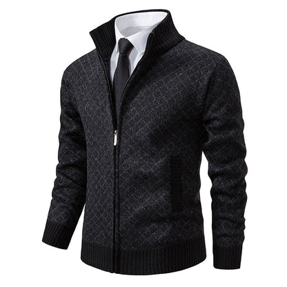 Herren Strickblazer Strukturiertes Muster Eveloria