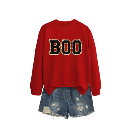 Damen Sweatshirt Glitzer Aufdruck Eveloria