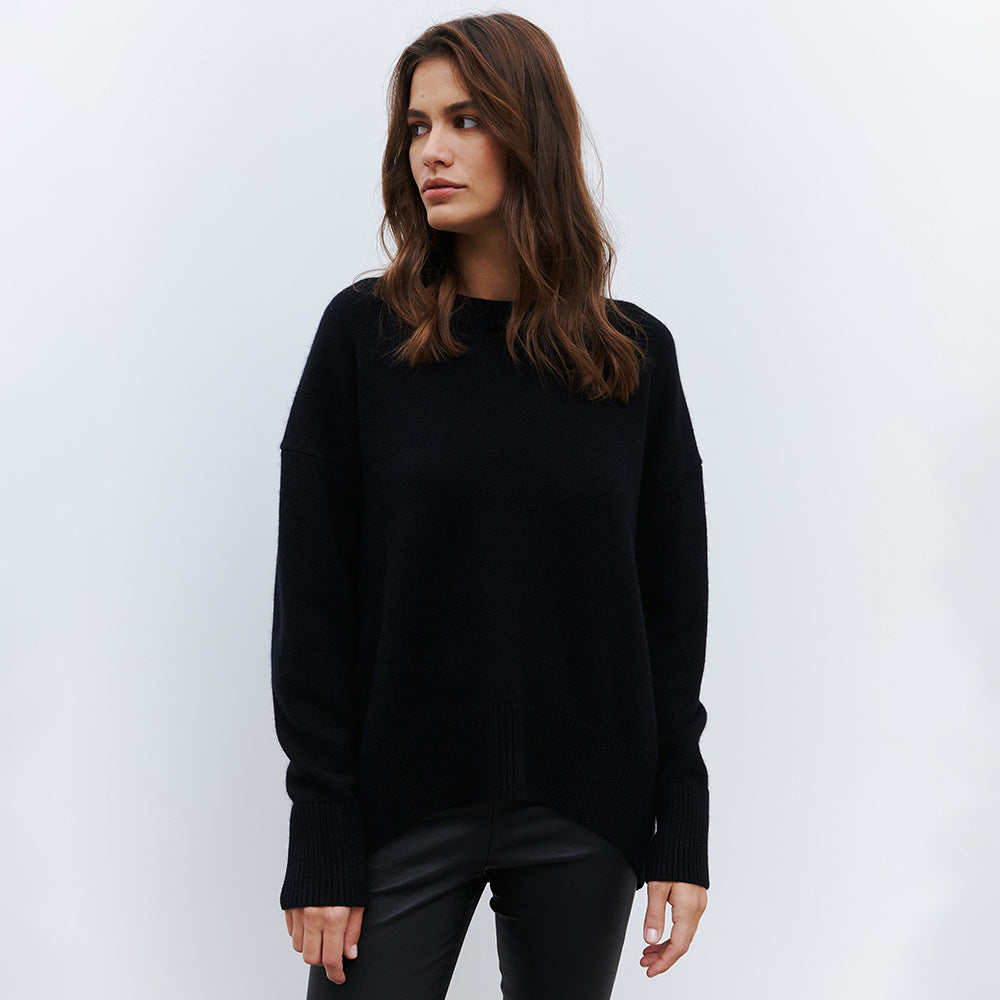 Damen Strickpullover Komfortabel Lässig Eveloria