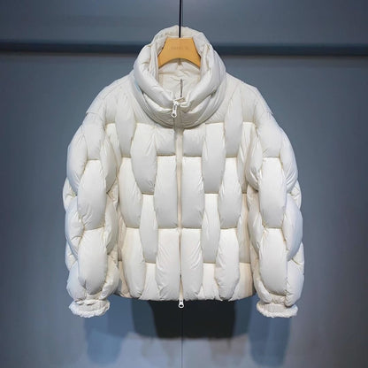 Eveloria Unisex Geplüschte Pufferjacke