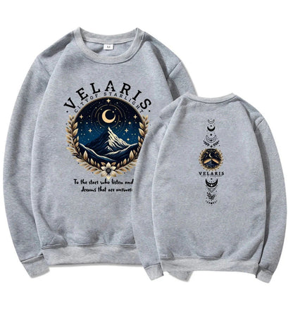 Damen Sweatshirt Nachthimmel Motiv Eveloria