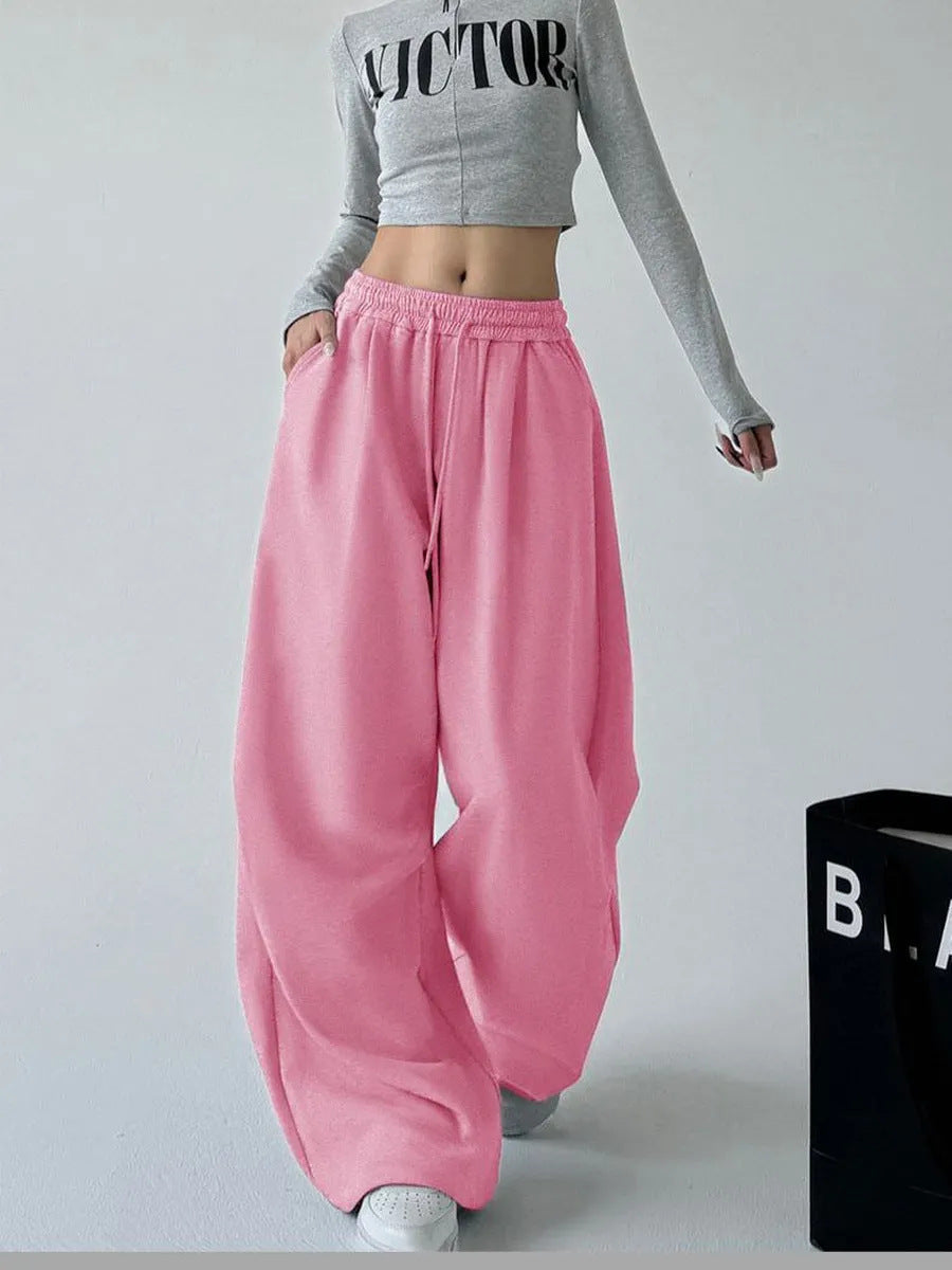 Damen Jogginghose Weite Elastischer Bund Eveloria