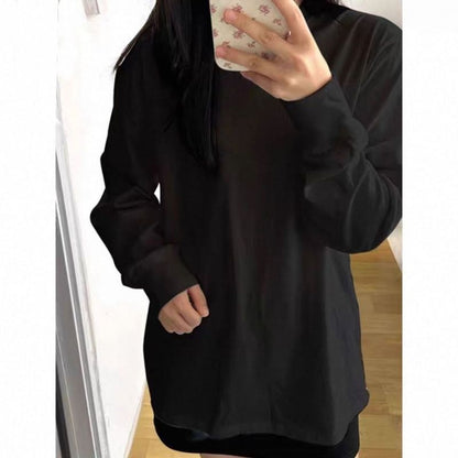 Damen Langarmshirt Bequem Lässig Eveloria