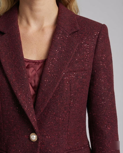 Damen Eleganter Langärmeliger Blazer