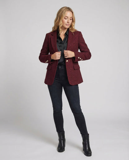 Damen Eleganter Langärmeliger Blazer