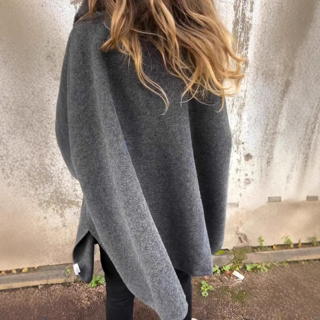 Damen Übergangsjacke Kunstpelzkragen Eveloria