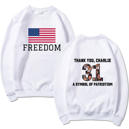 Damen Sweatshirt Softes Material Patriotisches Design Eveloria