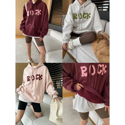 Damen Hoodie Eveloria mit auffälligem Schriftzug