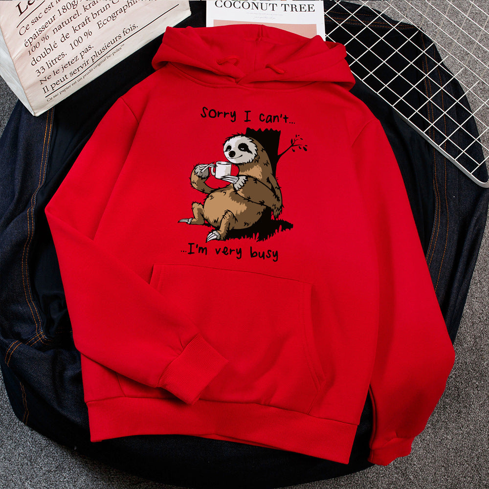 Damen Kapuzensweater Tiermotiv Weich