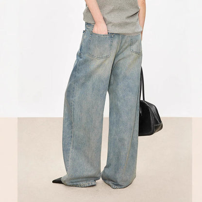 Damen High-Waist Jeans Weite Fit Eveloria