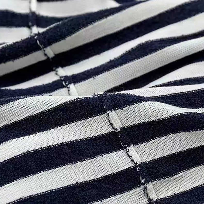 Damen Streifenpullover Weitschnitt Eveloria