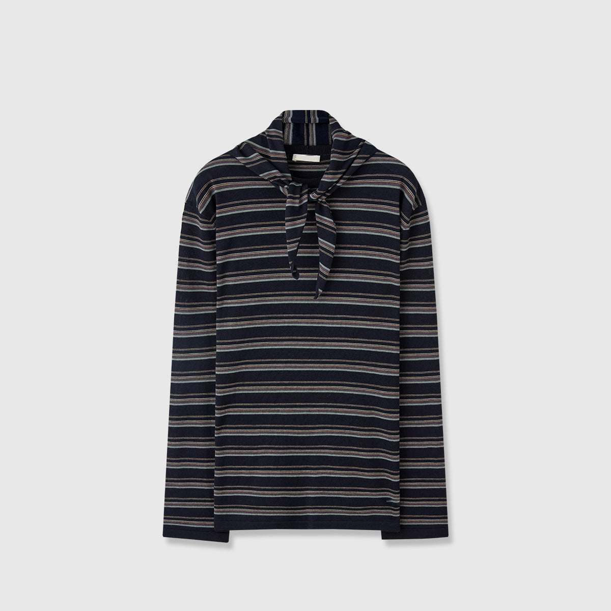 Damen Langarmshirt mit Bindegürtel Eveloria