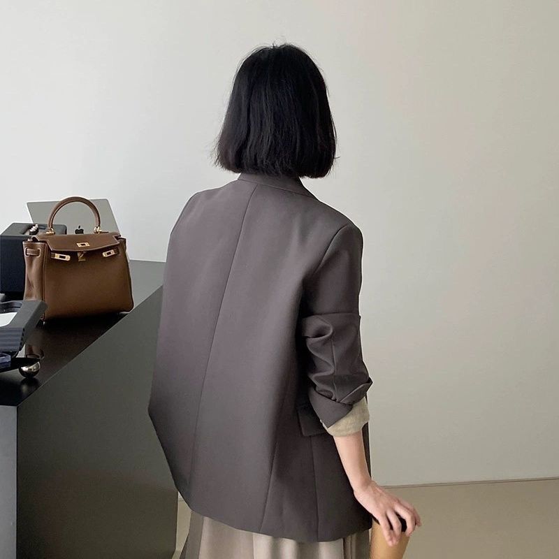 Damen Oversized Blazer Klassisch Eveloria