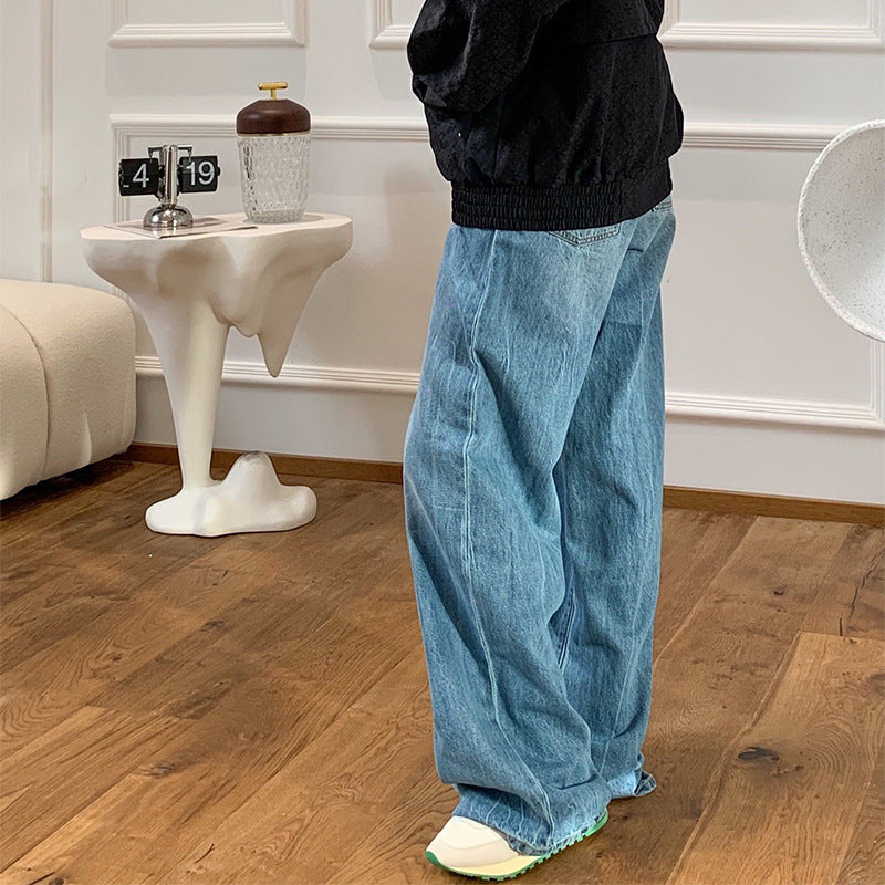 Damen Weite Jeanshose Eveloria
