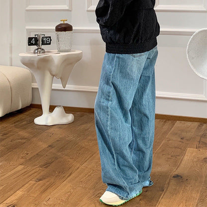Damen Weite Jeanshose Eveloria