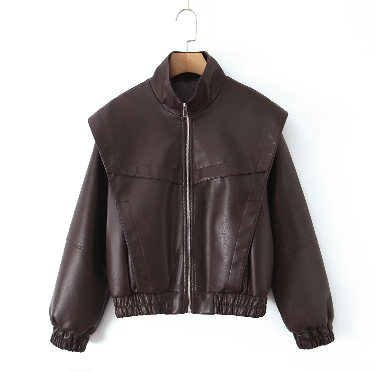 Damen Bikerjacke Elastisch Eveloria