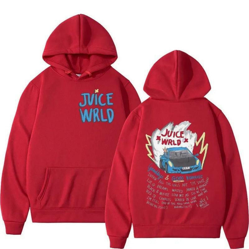 Damen Kapuzenpullover Grafikdesign Weiß