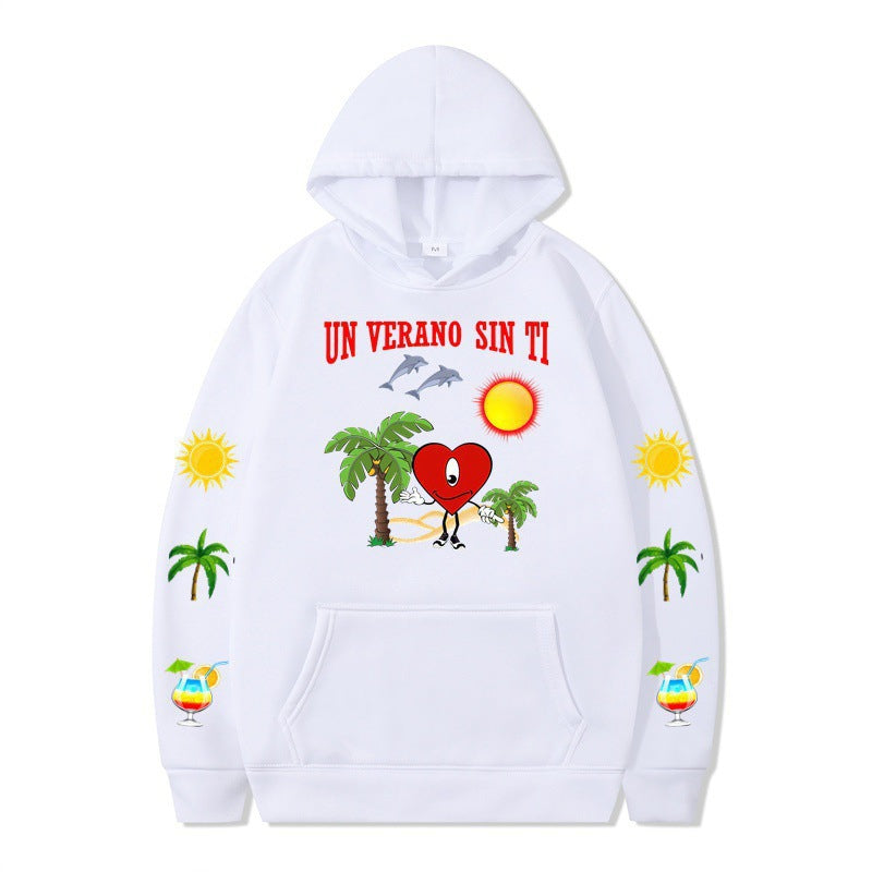 Damen Kapuzenpullover Sommermotiv Bequem Eveloria
