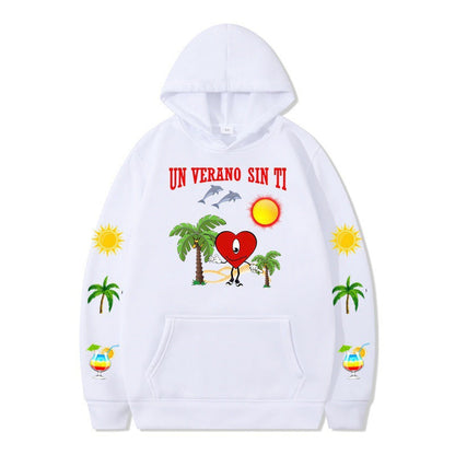 Damen Kapuzenpullover Sommermotiv Bequem Eveloria