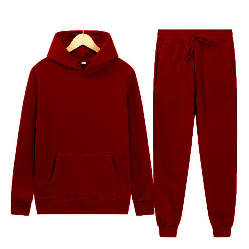 Damen Kapuzenpullover Jogginghose Set Baumwollmix Eveloria