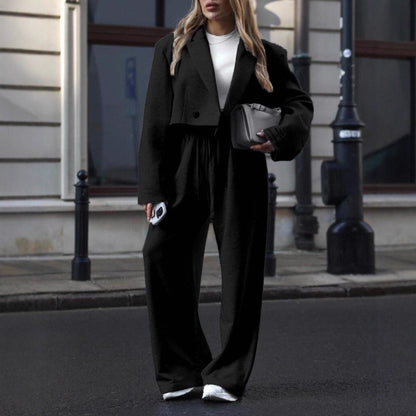 Damen Blazer Lässig Elegant mit Jogginghose
