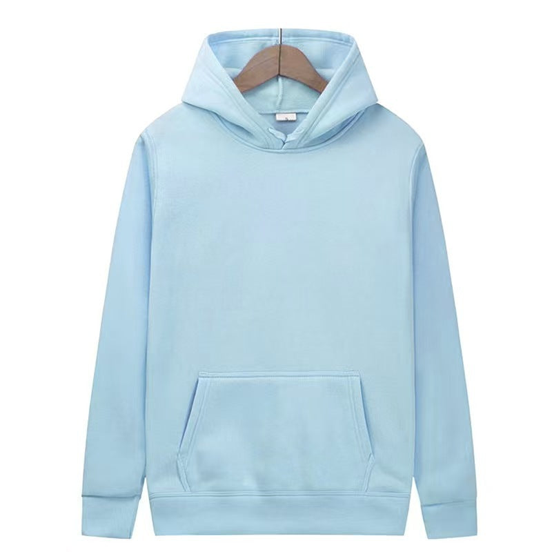 Damen Kapuzenpullover Bequem Kängurutaschen Grau
