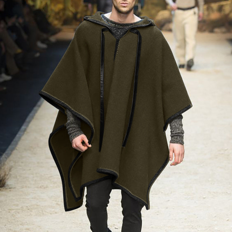 Herren Kapuzenponcho Atmungsaktives Material Eveloria