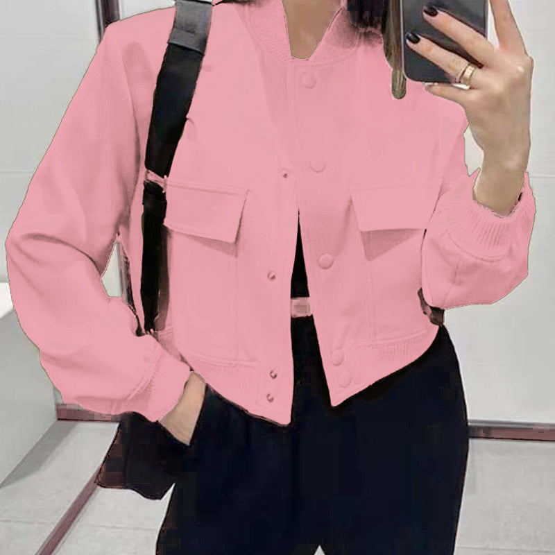 Damen Bomberjacke mit Kunstdruck Eveloria