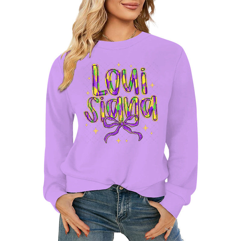 Eveloria Damen Sweatshirt Weiches Innenfutter Grau