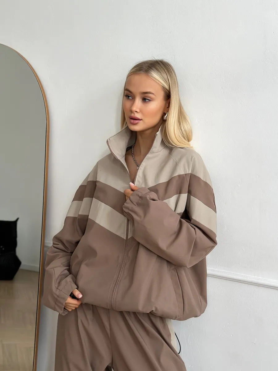 Damen Steppjacke Hochkragen Modern Eveloria