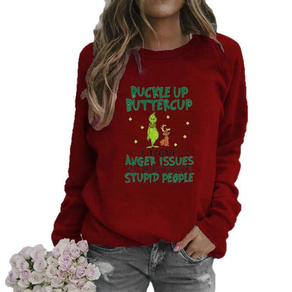 Damen Sweatshirt Humorvolles Design Weich