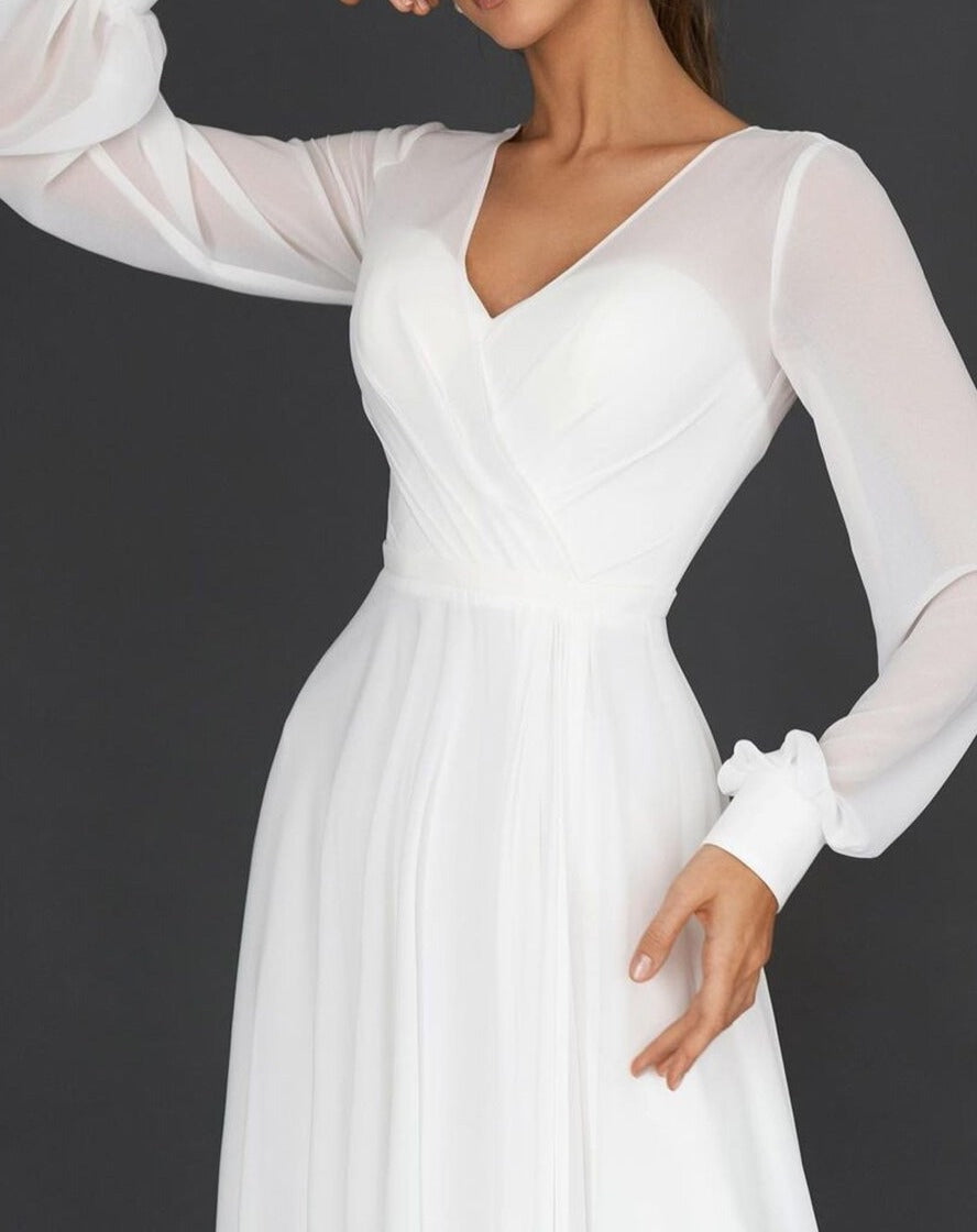 Eveloria Damen Flatterkleid Elegant - Eveloria