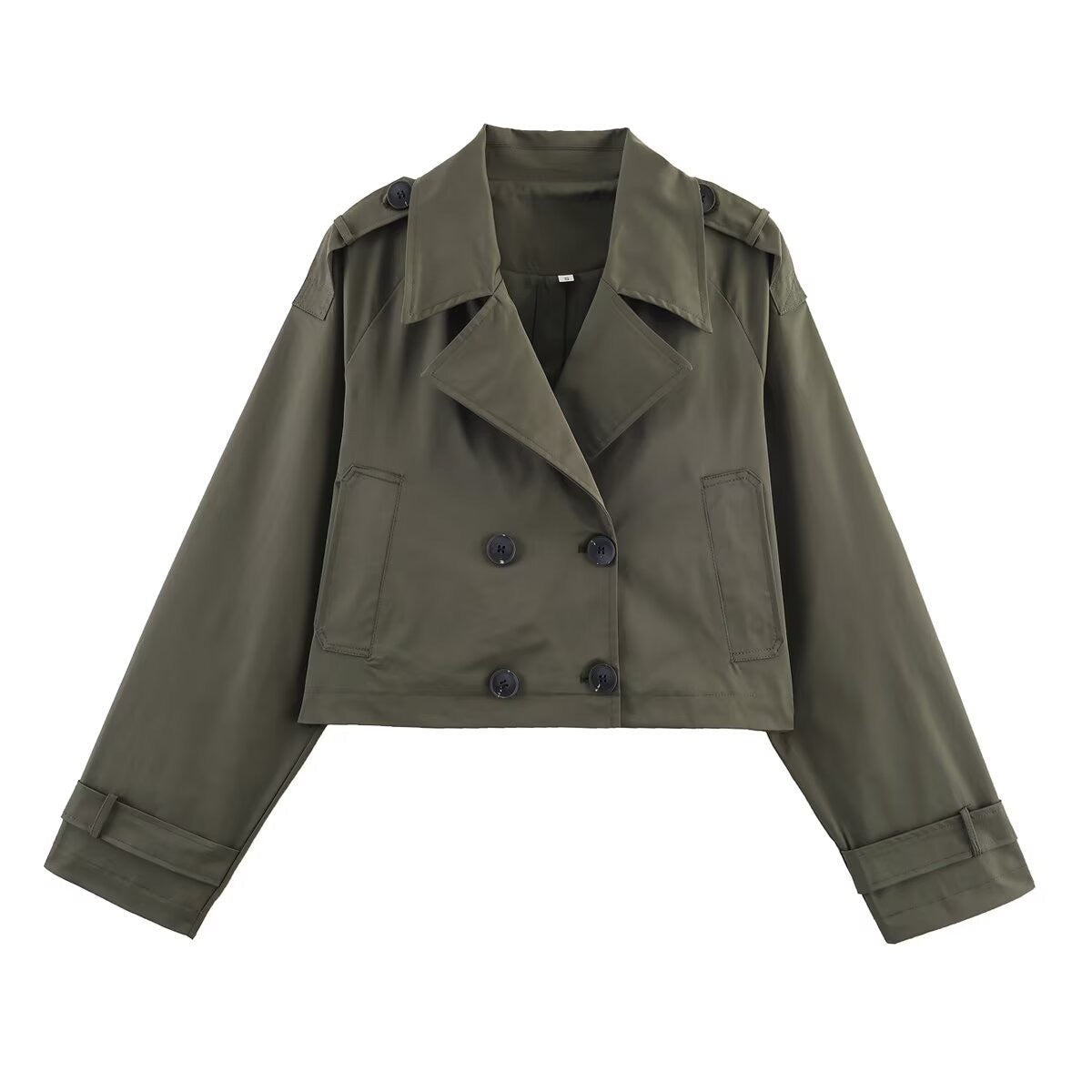 Damen Trenchcoatjacke Eveloria Kurz Modisch