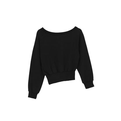 Damen Pullover Asymmetrischer Ausschnitt Eveloria