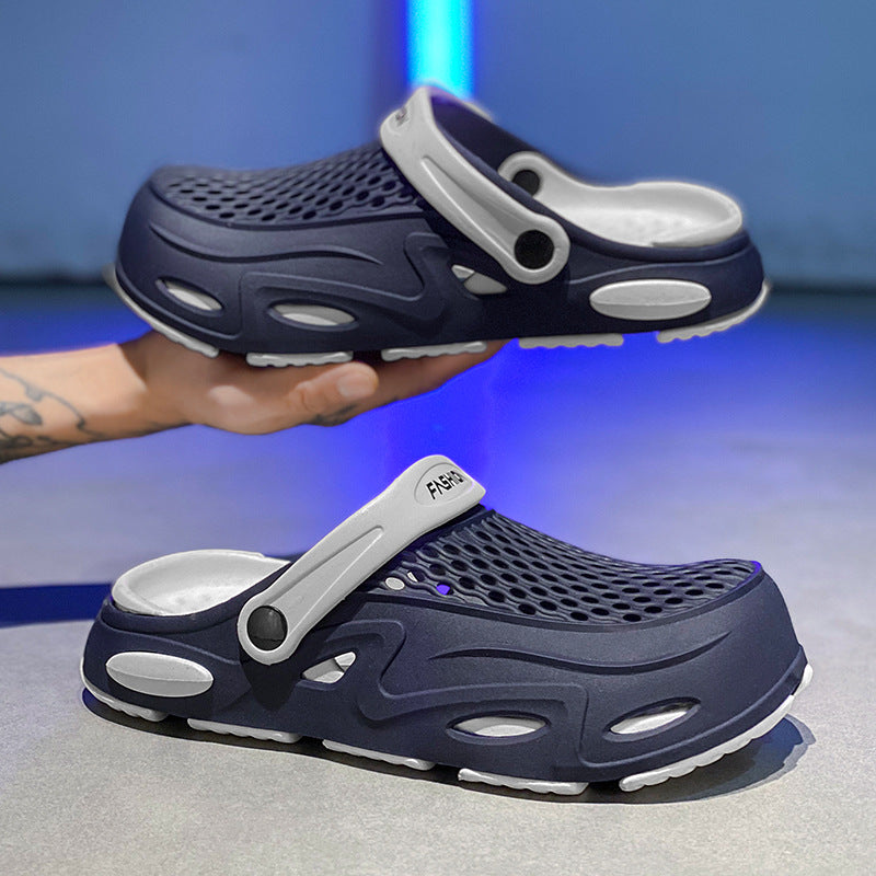 Herren Clogs Atmungsaktives Material Verstellbarer Riemen Eveloria