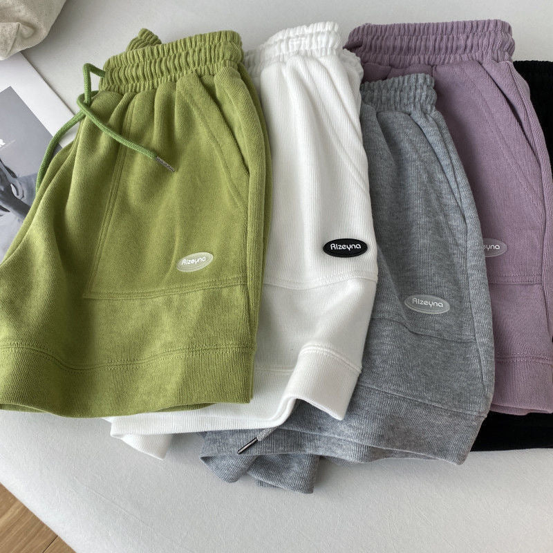 Damen Jogging-Shorts Elastisch Bequem Schwarz - Eveloria