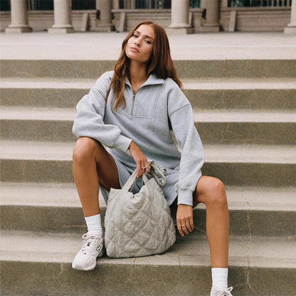 Damen Sportset Sweatshirt und Shorts Eveloria