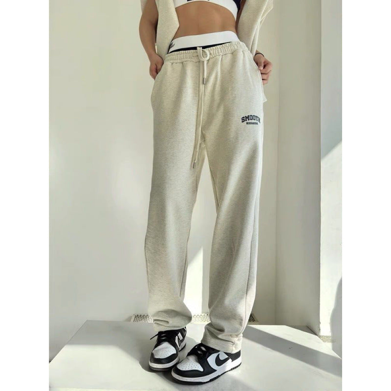 Damen Set Cropped Sweatshirt Jogginghosen Eveloria