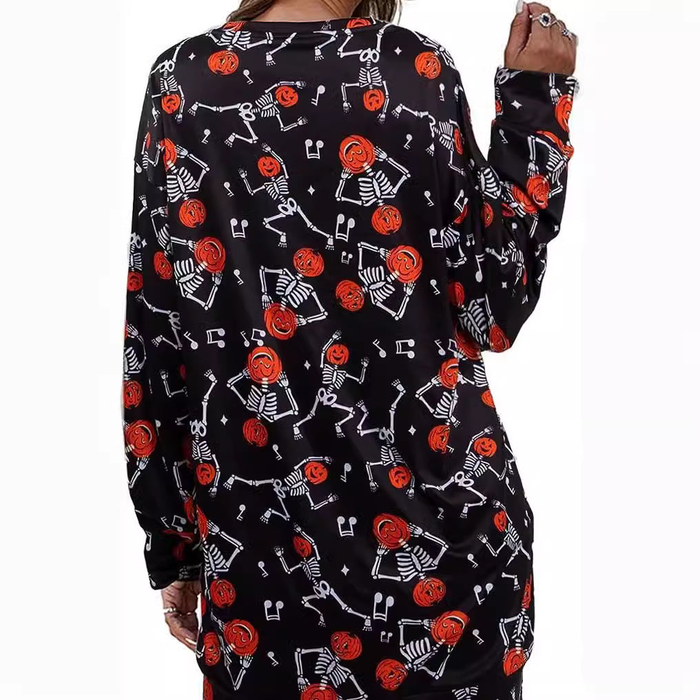 Damen Langarmshirt Herbstmotiv Eveloria