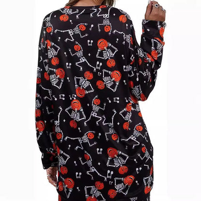 Damen Langarmshirt Herbstmotiv Eveloria