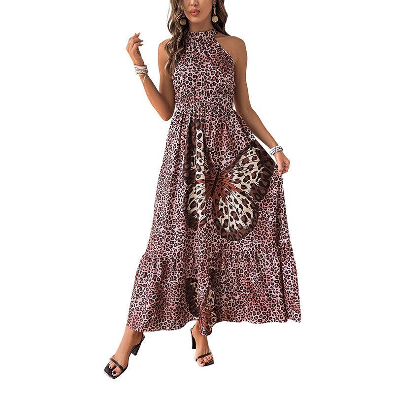 Damen Maxikleid Off-Shoulder Voluminöser Rock Eveloria