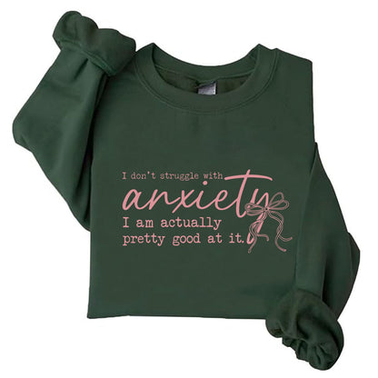 Damen Sweatshirt Motiviertes Design Grau Eveloria