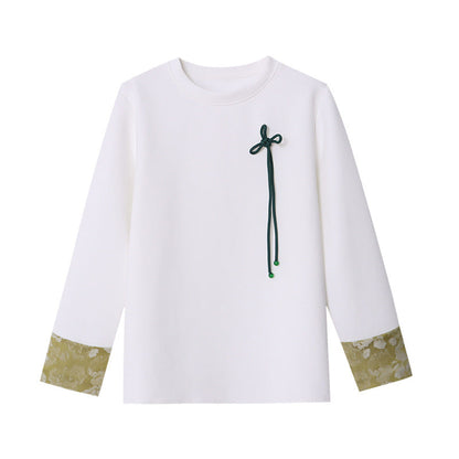 Damen Sweatshirt Floraler Kragen Eveloria