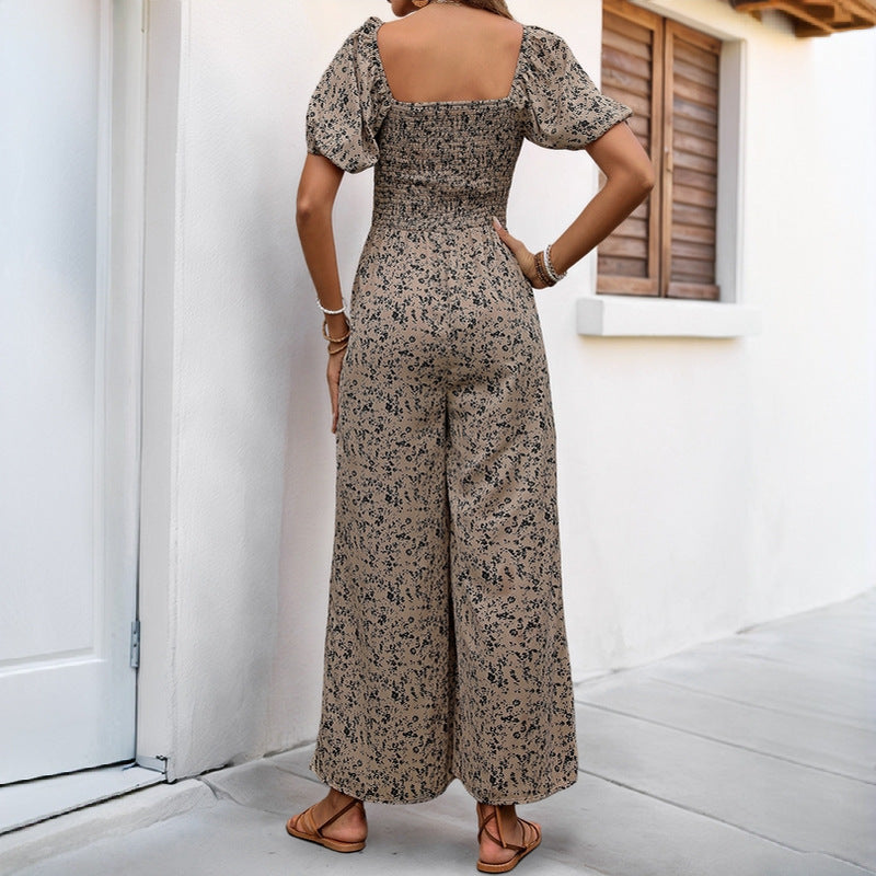 Damen Jumpsuit mit floralem Muster Eveloria